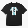 Jersey Illustration LeoMessi Classic T-Shirt Celebrate Unforgettable Nights in the FIFA World Cup 2026 Group Stage Journey through Mbappe and Neymar Highlights, Argentina, France and Brazil Pride, Classic Soccer Heritage, Championship Pressure, Fan