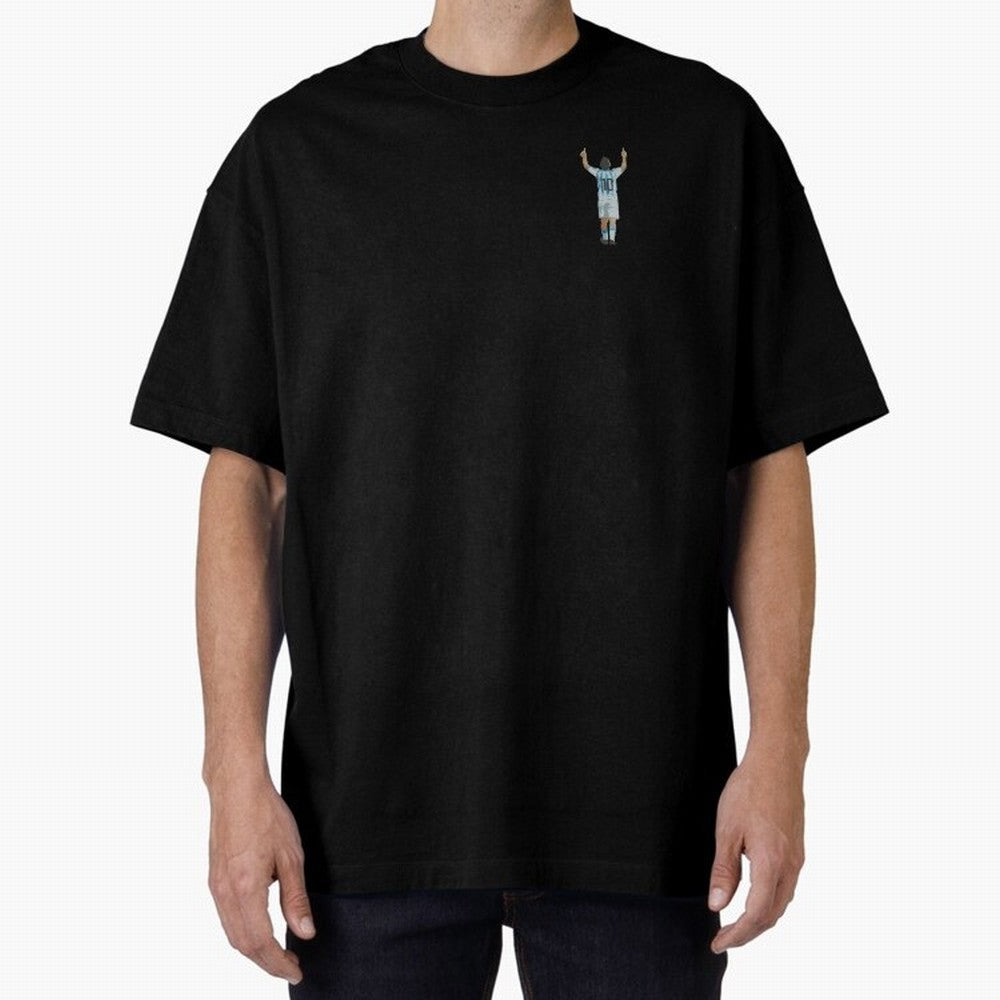 Lionel Messi Celebration Classic T-Shirt Bring International Match Energy to Global Football Passion for FIFA World Cup 2026 USA Canada Mexico, Inspired by Haaland, Brazil, Football Festival Excitement, Trophy Ambitions, Country Rivalries and Star