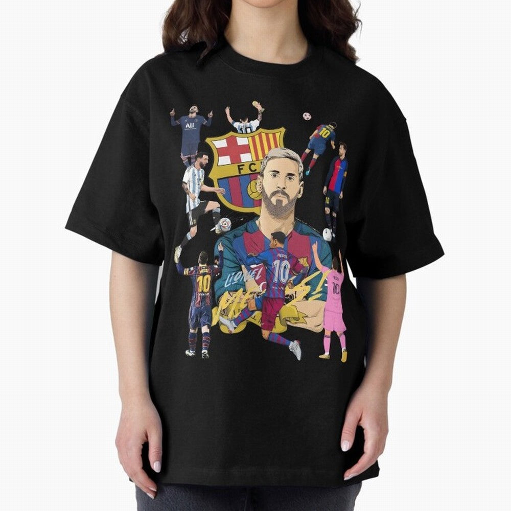 MESSI10 Oversized T-Shirt Make Your Look Match FIFA World Cup 2026 Group Stage Inspired by Mbappe and Neymar, Argentina and Brazil Energy, Soccer Culture, Superstar Moments, National Team Dreams and Competitive Fire; Made for Die Hard Supporters,