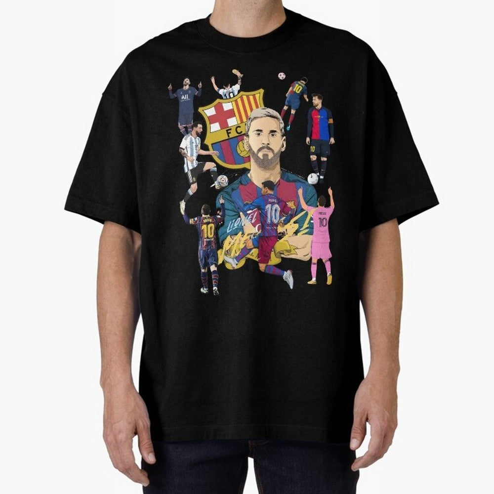 MESSI10 Oversized T-Shirt Make Your Look Match FIFA World Cup 2026 Group Stage Inspired by Mbappe and Neymar, Argentina and Brazil Energy, Soccer Culture, Superstar Moments, National Team Dreams and Competitive Fire; Made for Die Hard Supporters,