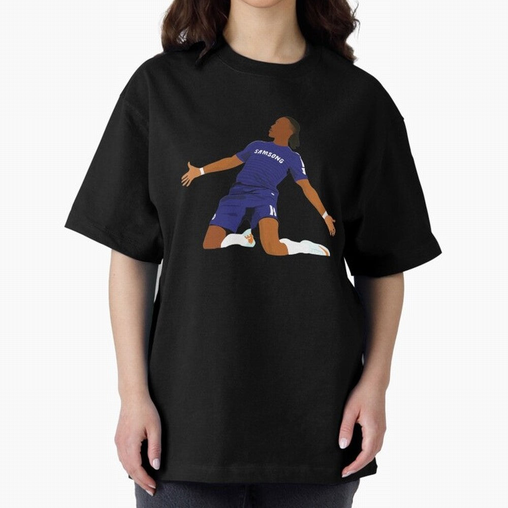 Drogba Classic T-Shirt Celebrate the Biggest Stage of FIFA World Cup 2026 USA Canada Mexico for Fans of CR7 and Messi and England, Bringing Championship Spirit, Famous Goals, Roaring Crowds and International Football Unity; Perfect for Fans,