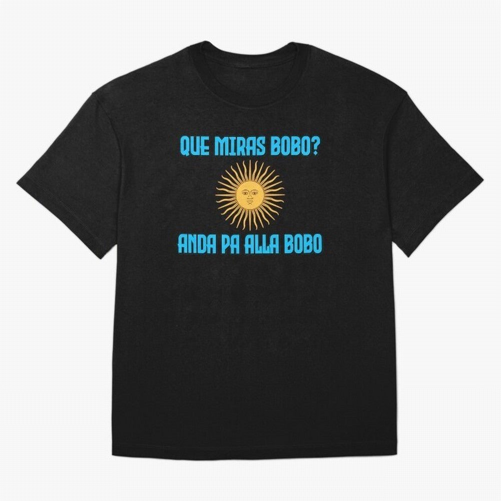 Que Miras Bobo Messi Argentina Flag Classic T-Shirt Celebrate Soccer Greatness during the FIFA World Cup 2026 Group Stage Journey through Neymar Highlights, England and Germany Pride, Stadium Memories, Football Loyalty, International Chants and
