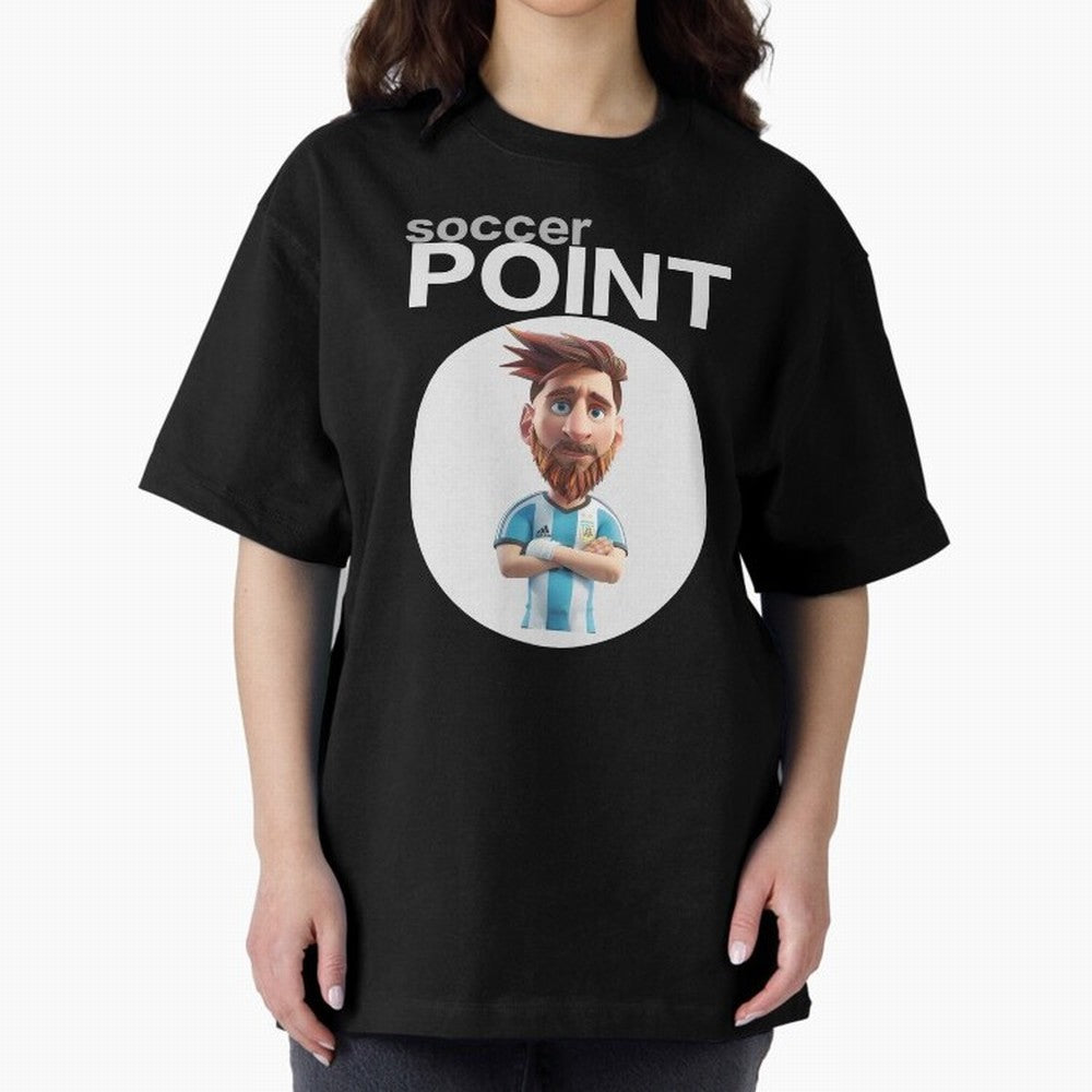 soccer POINT Oversized T-Shirt Keep the Legacy of FIFA World Cup 2026 USA Canada Mexico for Fans of CR7 and Messi and Spain and Netherlands, Bringing Classic Soccer Heritage, Championship Pressure, Fan Loyalty and International Pride; Made for Die