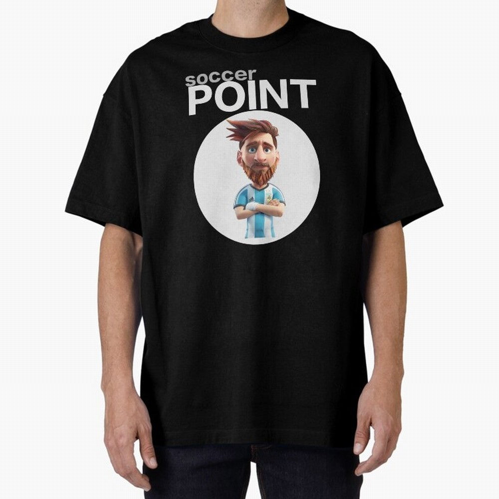 soccer POINT Oversized T-Shirt Keep the Legacy of FIFA World Cup 2026 USA Canada Mexico for Fans of CR7 and Messi and Spain and Netherlands, Bringing Classic Soccer Heritage, Championship Pressure, Fan Loyalty and International Pride; Made for Die