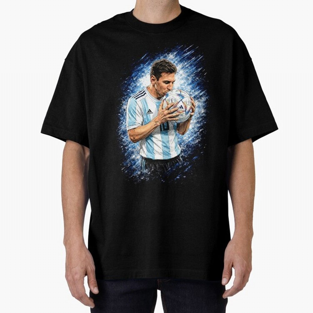 Messi Football Legend Pride Classic T-Shirt Honor Football Greatness during Match Day Hype around FIFA World Cup 2026, CR7 and Messi, Portugal, Vintage Soccer Flavor, Modern Football Stars, National Flags and Final Night Emotion; Ideal for Football