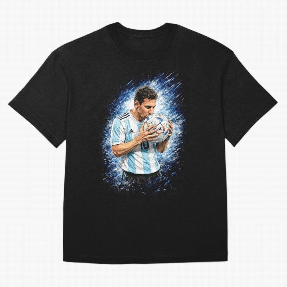 Messi Football Legend Pride Classic T-Shirt Honor Football Greatness during Match Day Hype around FIFA World Cup 2026, CR7 and Messi, Portugal, Vintage Soccer Flavor, Modern Football Stars, National Flags and Final Night Emotion; Ideal for Football