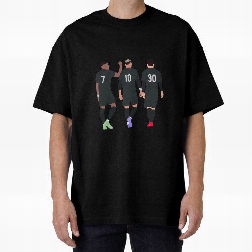 Messi Neymar France Football Players Trio MMN Classic T-Shirt Bring a Vintage Feel to Global Football Passion for FIFA World Cup 2026 USA Canada Mexico, Made for Messi, Neymar and Mbappe, Brazil, Portugal and Argentina, Worldwide Fan Energy,