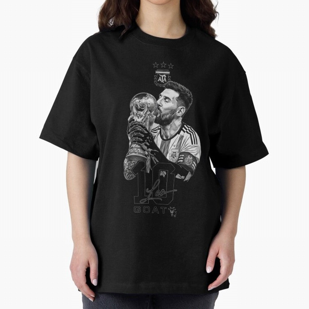 Messi GOAT World Cup Champion Classic T-Shirt Elevate Global Football Passion for FIFA World Cup 2026 USA Canada Mexico, with Mbappe, France and Portugal, Classic Soccer Heritage, Championship Pressure, Fan Loyalty and International Pride; Ideal