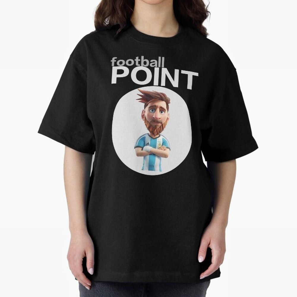 football POINT Oversized T-Shirt Join the Countdown to FIFA World Cup 2026 Made for Neymar, England and Germany Energy, Tournament Hype, Historic Matchups, Family Viewing Parties and Global Sports Pride; Great for Supporters Who Love Legendary