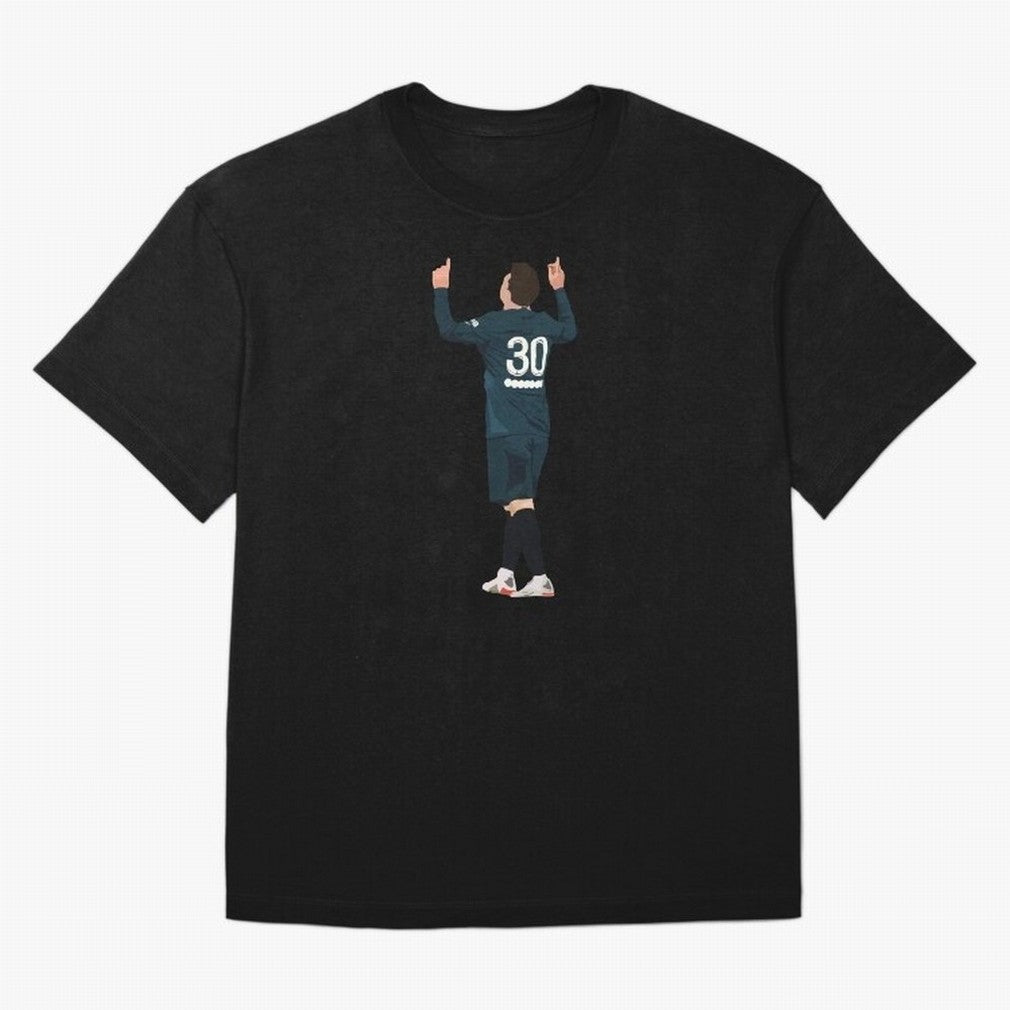 Messi Iconic Illustration Oversized T-Shirt Bring International Match Energy to FIFA World Cup 2026 USA Canada Mexico Celebrating Messi and Cristiano Ronaldo, Argentina and Brazil Energy, Retro Football Energy, Iconic Rivalries, Trophy Chase Drama