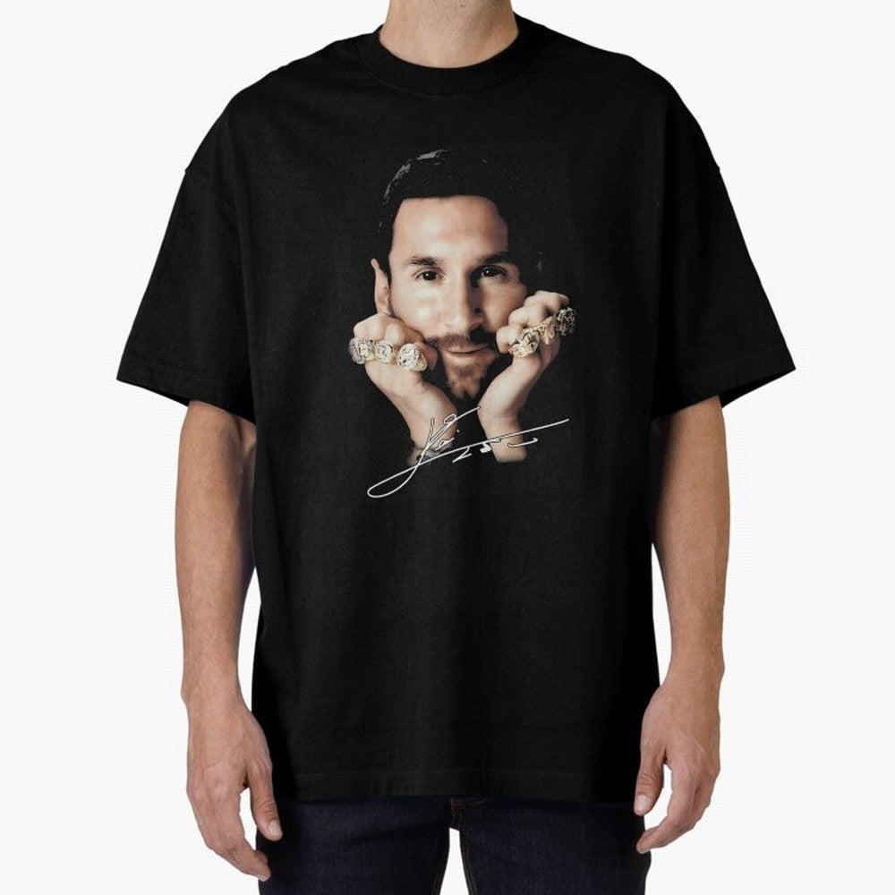 Lionel Messi Big Face Essential T-Shirt Show Support during FIFA World Cup 2026 USA Canada Mexico Spirit, Filled with Argentina, France and Brazil, CR7 and Messi, Soccer Culture, Superstar Moments, National Team Dreams and Competitive Fire; Created