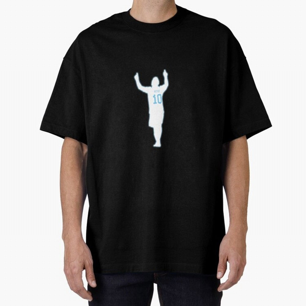Lionel Messi Iconic Celebration Pose - Argentina Colors Classic T-Shirt Live the Energy of FIFA World Cup 2026 for Fans of Messi, Neymar and Mbappe and Brazil, Portugal and Argentina, Bringing Vintage Soccer Flavor, Modern Football Stars, National