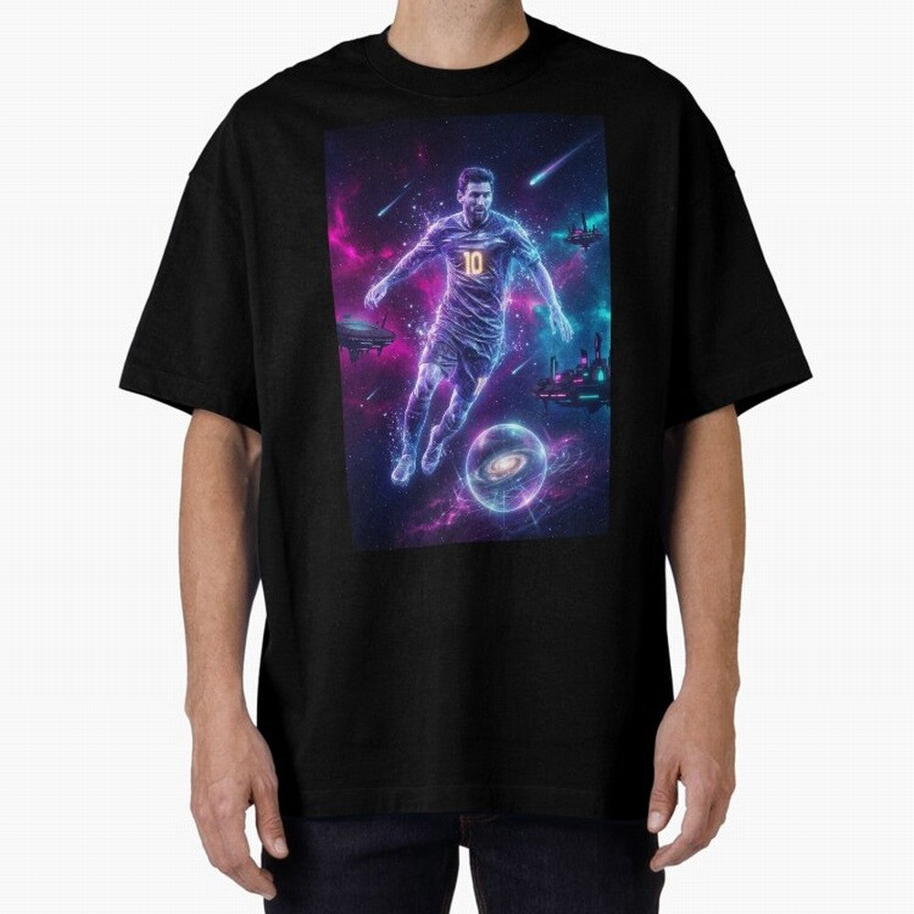 Lionel Messi The Eternal GOAT Of Another Galaxy - (Version 5) Classic T-Shirt Feel International Energy from Match Day Hype around FIFA World Cup 2026 Group Stage, Messi, Neymar and Mbappe, Argentina, France and Brazil, Football Passion, Legendary