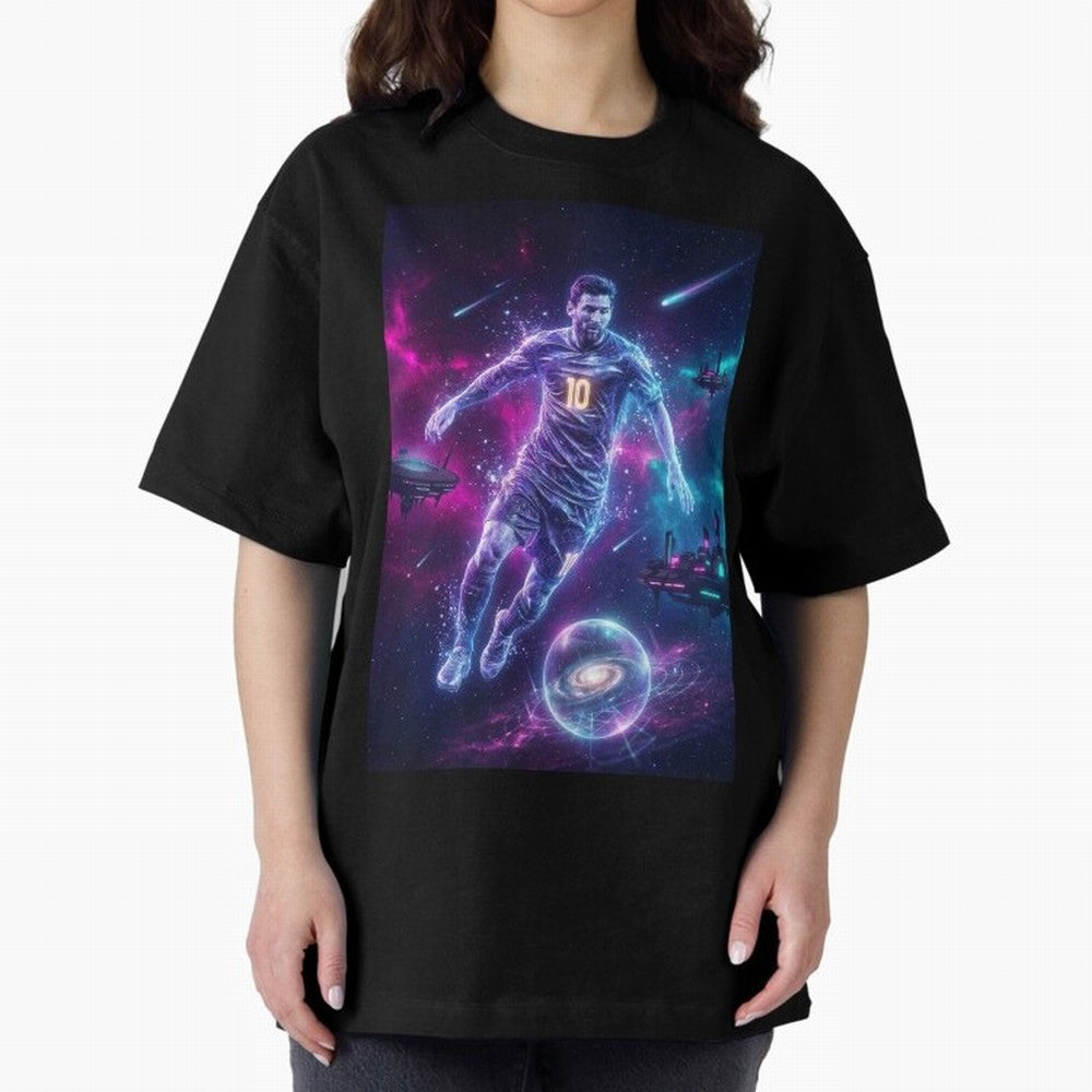 Lionel Messi The Eternal GOAT Of Another Galaxy - (Version 5) Classic T-Shirt Feel International Energy from Match Day Hype around FIFA World Cup 2026 Group Stage, Messi, Neymar and Mbappe, Argentina, France and Brazil, Football Passion, Legendary