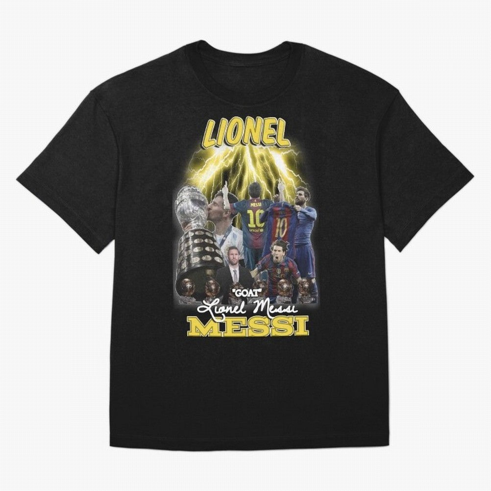 Lionel Messi: Barcelona & Argentina Classic T-Shirt Bring Match Day Fire to Global Football Passion for FIFA World Cup 2026 USA Canada Mexico, Connected to Neymar, Haaland and Cristiano Ronaldo, Spain, Football History, Final Match Energy, Crowd