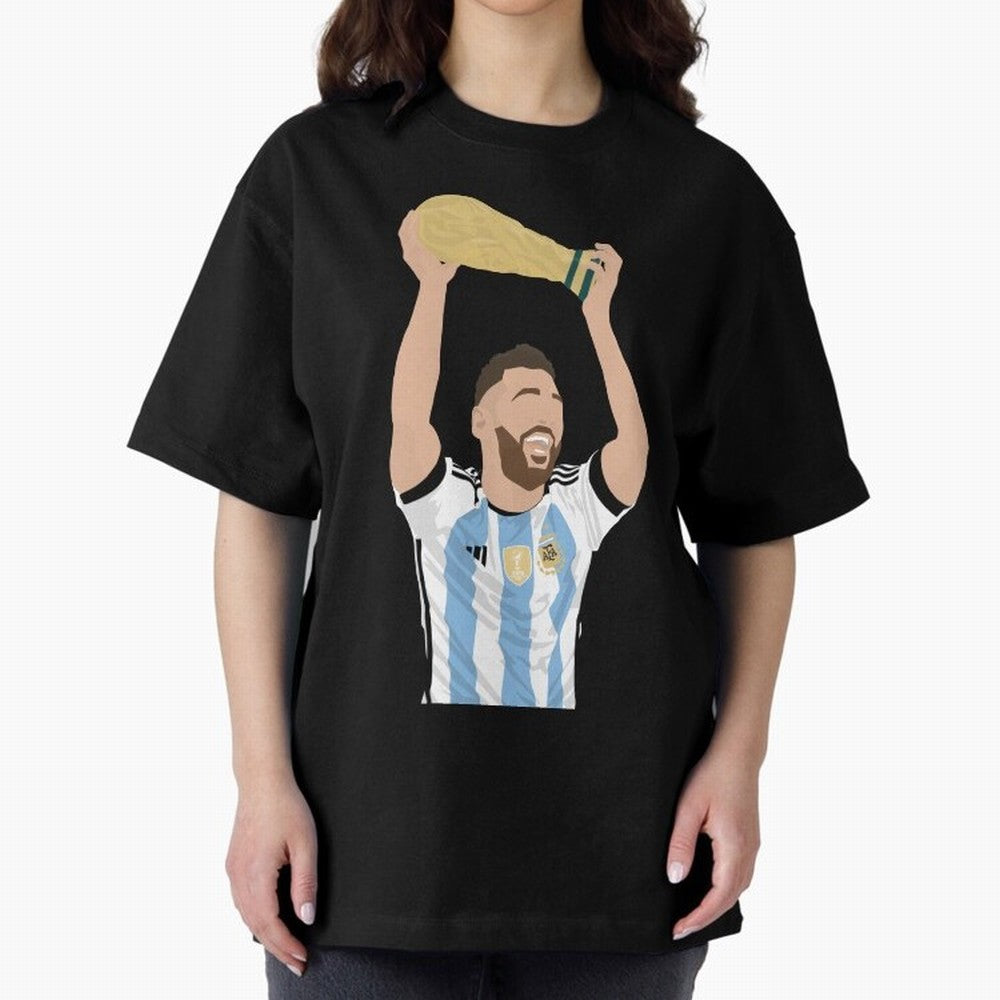 Messi minimalist design Classic T-Shirt Celebrate the Stars of the FIFA World Cup 2026 Group Stage Journey through Messi, Neymar and Mbappe Highlights, Brazil, Portugal and Argentina Pride, Goal Celebration Energy, Supporter Heritage, Football
