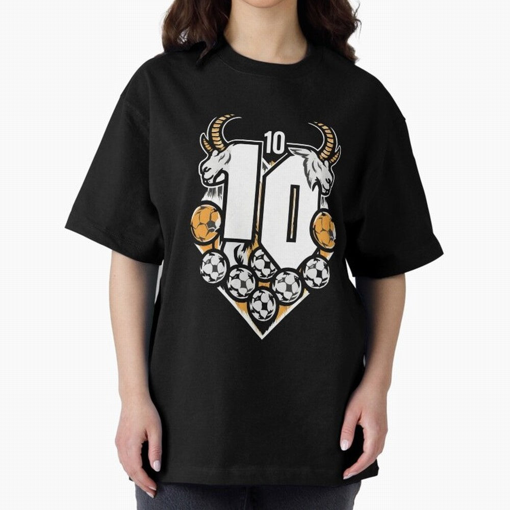 GOAT (Lionel Messi) design Boxy T-Shirt Fuel Your Fan Pride for Match Day Hype around FIFA World Cup 2026 USA Canada Mexico, Mbappe, Argentina, France and Brazil, Stadium Chants, National Pride, Trophy Dreams and Unforgettable Football Memories;