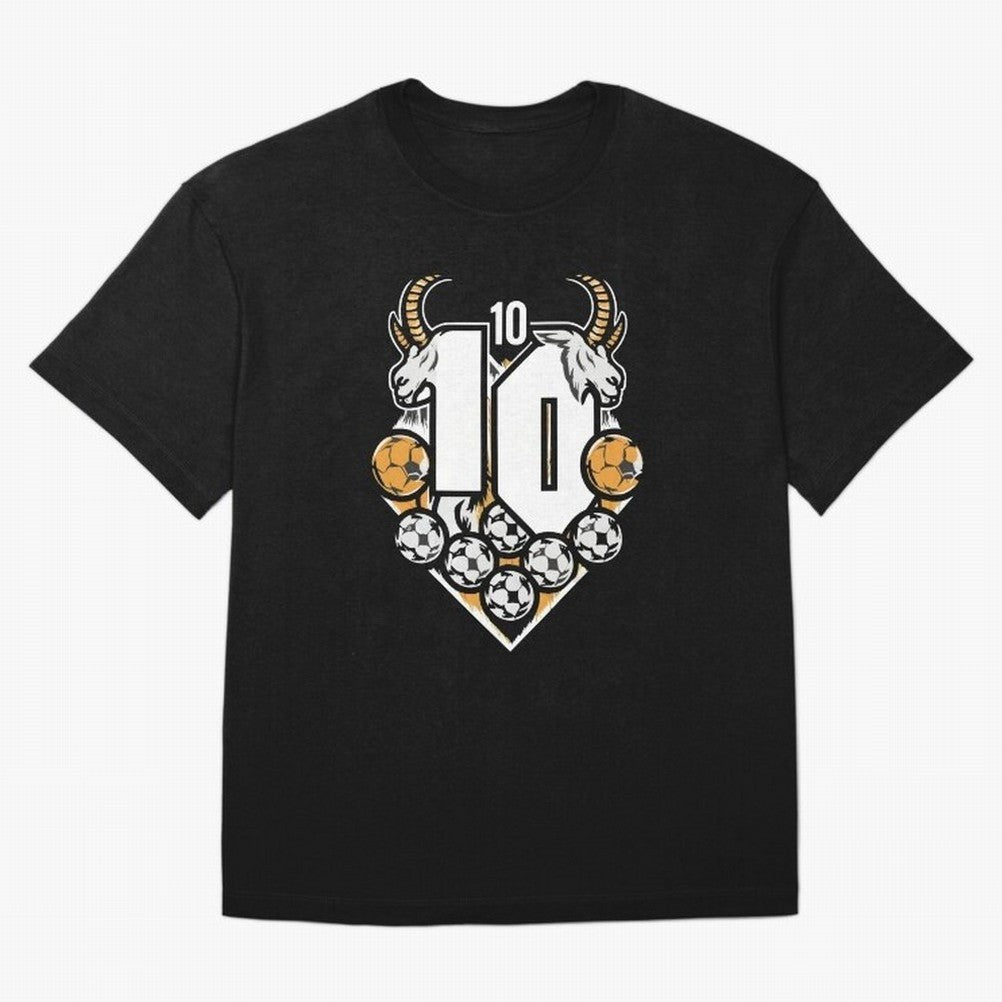 GOAT (Lionel Messi) design Boxy T-Shirt Fuel Your Fan Pride for Match Day Hype around FIFA World Cup 2026 USA Canada Mexico, Mbappe, Argentina, France and Brazil, Stadium Chants, National Pride, Trophy Dreams and Unforgettable Football Memories;