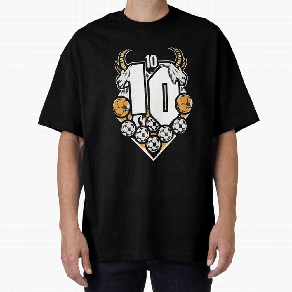 GOAT (Lionel Messi) design Boxy T-Shirt Fuel Your Fan Pride for Match Day Hype around FIFA World Cup 2026 USA Canada Mexico, Mbappe, Argentina, France and Brazil, Stadium Chants, National Pride, Trophy Dreams and Unforgettable Football Memories;