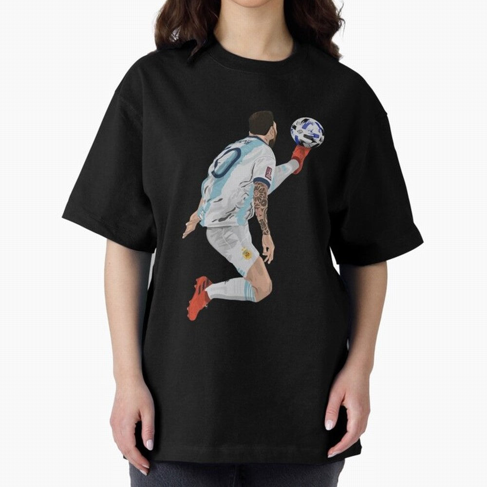 Messi - Lionel Messi Ball Classic T-Shirt Honor the Beautiful Game during Match Day Hype around FIFA World Cup 2026, Mbappe and Neymar, Brazil, Supporter Pride, Iconic Celebrations, Legendary Names and Global Match Day Energy; Perfect for
