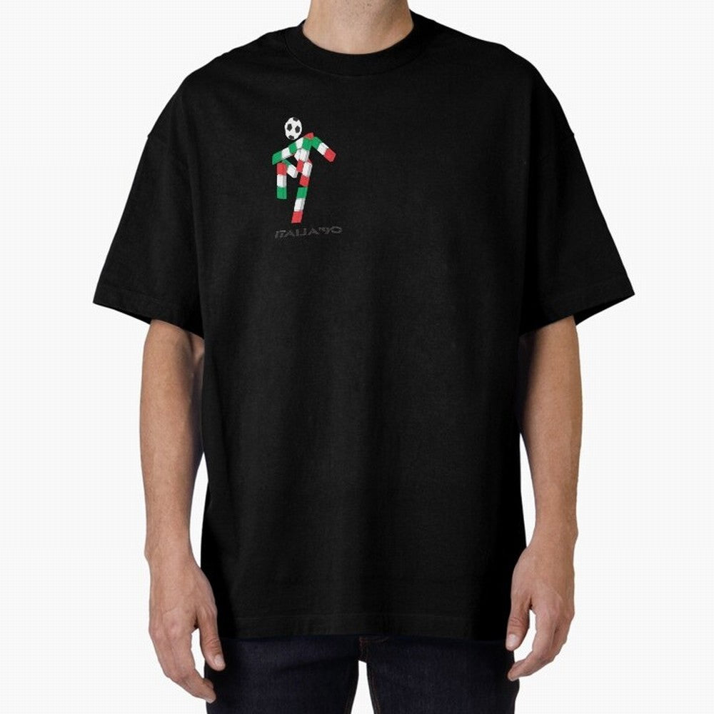 italia 90 footballer logo Classic T-Shirt Experience the FIFA World Cup 2026 Group Stage Journey through Mbappe and Neymar Highlights, England Pride, Worldwide Fan Energy, Dramatic Goals, Stadium Lights and Championship Celebrations; Ideal for