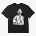 Messi grayscale Classic T-Shirt Support Iconic Players in FIFA World Cup 2026 Spirit, Capturing Argentina, Messi, Stadium Chants, National Pride, Trophy Dreams and Unforgettable Football Memories; Ideal for Fans Who Follow Messi, Cristiano Ronaldo,