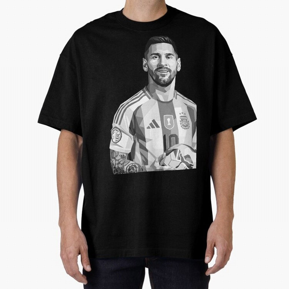 Messi grayscale Classic T-Shirt Support Iconic Players in FIFA World Cup 2026 Spirit, Capturing Argentina, Messi, Stadium Chants, National Pride, Trophy Dreams and Unforgettable Football Memories; Ideal for Fans Who Follow Messi, Cristiano Ronaldo,