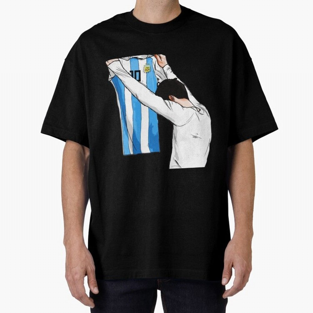 Lionel Messi holding his shirt, Argentina copa america| Perfect Gift For you and friends Classic T-Shirt Feel the Heartbeat of the FIFA World Cup 2026 Group Stage Journey through CR7 Highlights, Brazil, Portugal and Argentina Pride, Fan Favorite