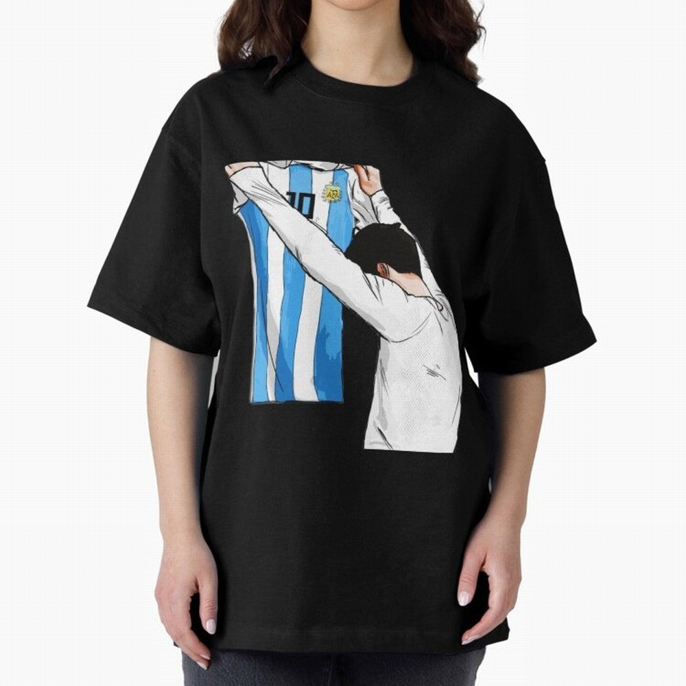Lionel Messi holding his shirt, Argentina copa america| Perfect Gift For you and friends Classic T-Shirt Feel the Heartbeat of the FIFA World Cup 2026 Group Stage Journey through CR7 Highlights, Brazil, Portugal and Argentina Pride, Fan Favorite