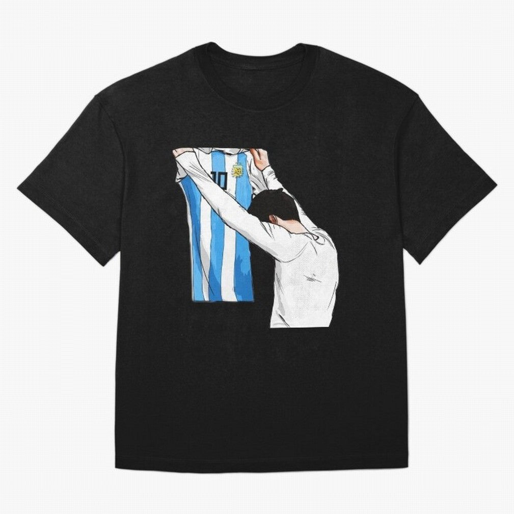 Lionel Messi holding his shirt, Argentina copa america Classic T-Shirt Bring Trophy Dreams to the FIFA World Cup 2026 USA Canada Mexico Journey through Haaland and Mbappe Highlights, Portugal, Spain and Germany Pride, Tournament Hype, Historic