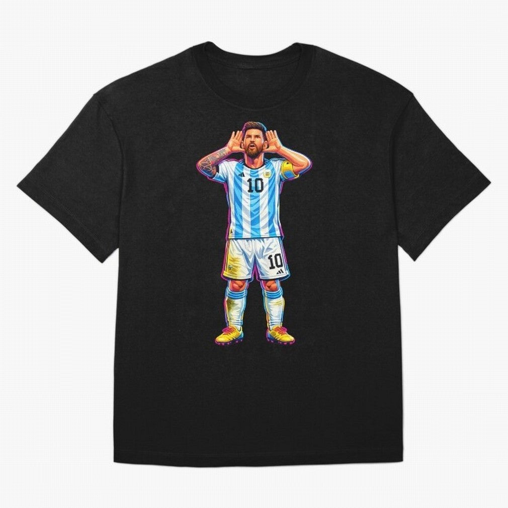 Messi Celebration Classic T-Shirt Bring a Champion Mindset to FIFA World Cup 2026 Group Stage Spirit, Featuring England, France and Netherlands, Messi, Neymar and Mbappe, Match Day Excitement, Supporter Culture, Golden Goals and Global Football