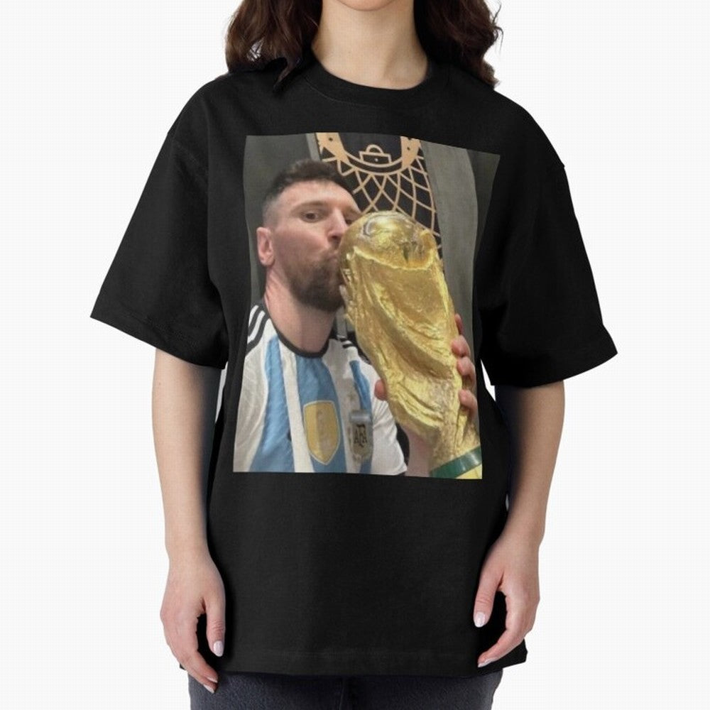 lionel Messi Oversized T-Shirt Celebrate Rivalries and Pride in the FIFA World Cup 2026 Group Stage Journey through Messi Highlights, Argentina Pride, Champion Mindset, Group Stage Buzz, Knockout Tension and Passionate Fan Culture; Made for Die