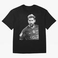 Messi grayscale Classic T-Shirt Represent Fans Who Live for Match Day Hype around FIFA World Cup 2026, Messi, Neymar and Mbappe, Spain, Soccer Culture, Superstar Moments, National Team Dreams and Competitive Fire; Made for Collectors Who Enjoy