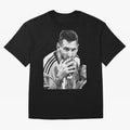 Messi grayscale Oversized T-Shirt Celebrate Football Dreams Across FIFA World Cup 2026 Group Stage Celebrating Neymar, Haaland and Cristiano Ronaldo, Brazil, Portugal and Argentina Energy, Football Festival Excitement, Trophy Ambitions, Country