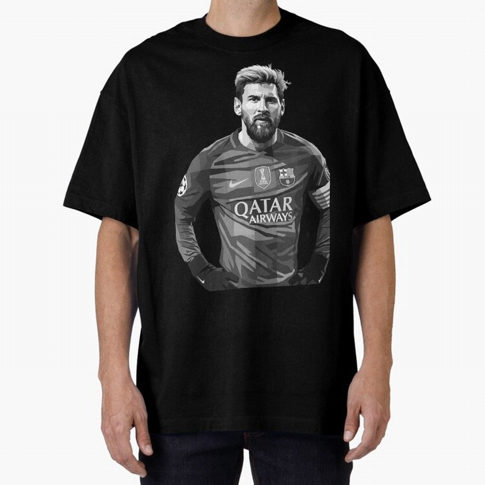 Messi grayscale Classic T-Shirt Bring Home FIFA World Cup 2026 Capturing Messi, Neymar and Mbappe, France Energy, Football Passion, Legendary Performances, Festival Vibes and Supporter Community; Made for Collectors Who Enjoy Iconic Players,