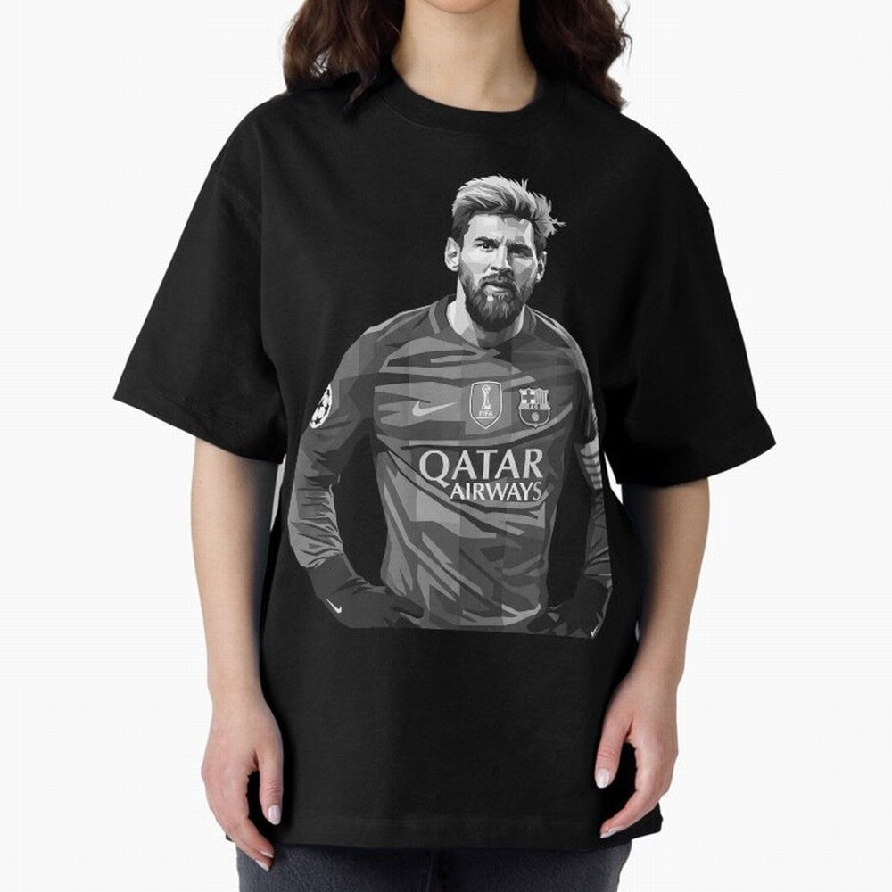 Messi grayscale Classic T-Shirt Bring Home FIFA World Cup 2026 Capturing Messi, Neymar and Mbappe, France Energy, Football Passion, Legendary Performances, Festival Vibes and Supporter Community; Made for Collectors Who Enjoy Iconic Players,