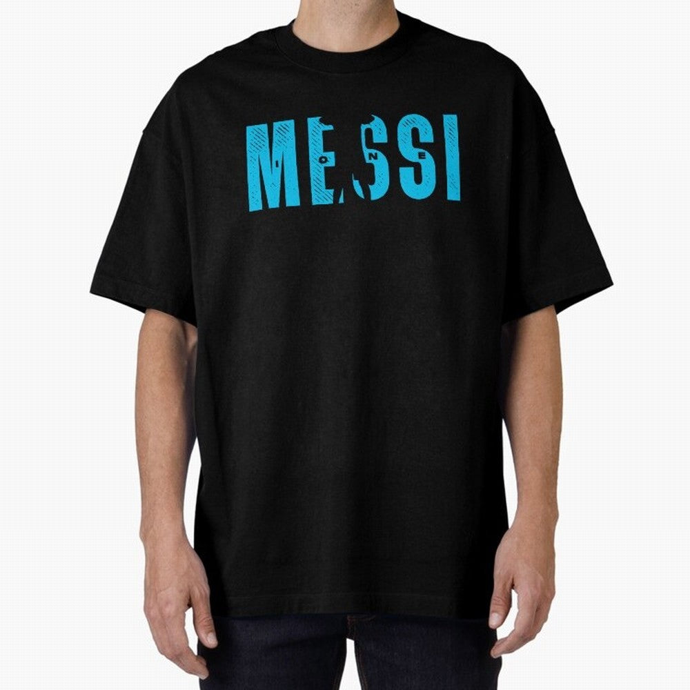 Lionel 10 The Goat Oversized T-Shirt Honor Champions and Dreams in the FIFA World Cup 2026 Journey through Haaland Highlights, Argentina and Brazil Pride, Vintage Soccer Flavor, Modern Football Stars, National Flags and Final Night Emotion; Built