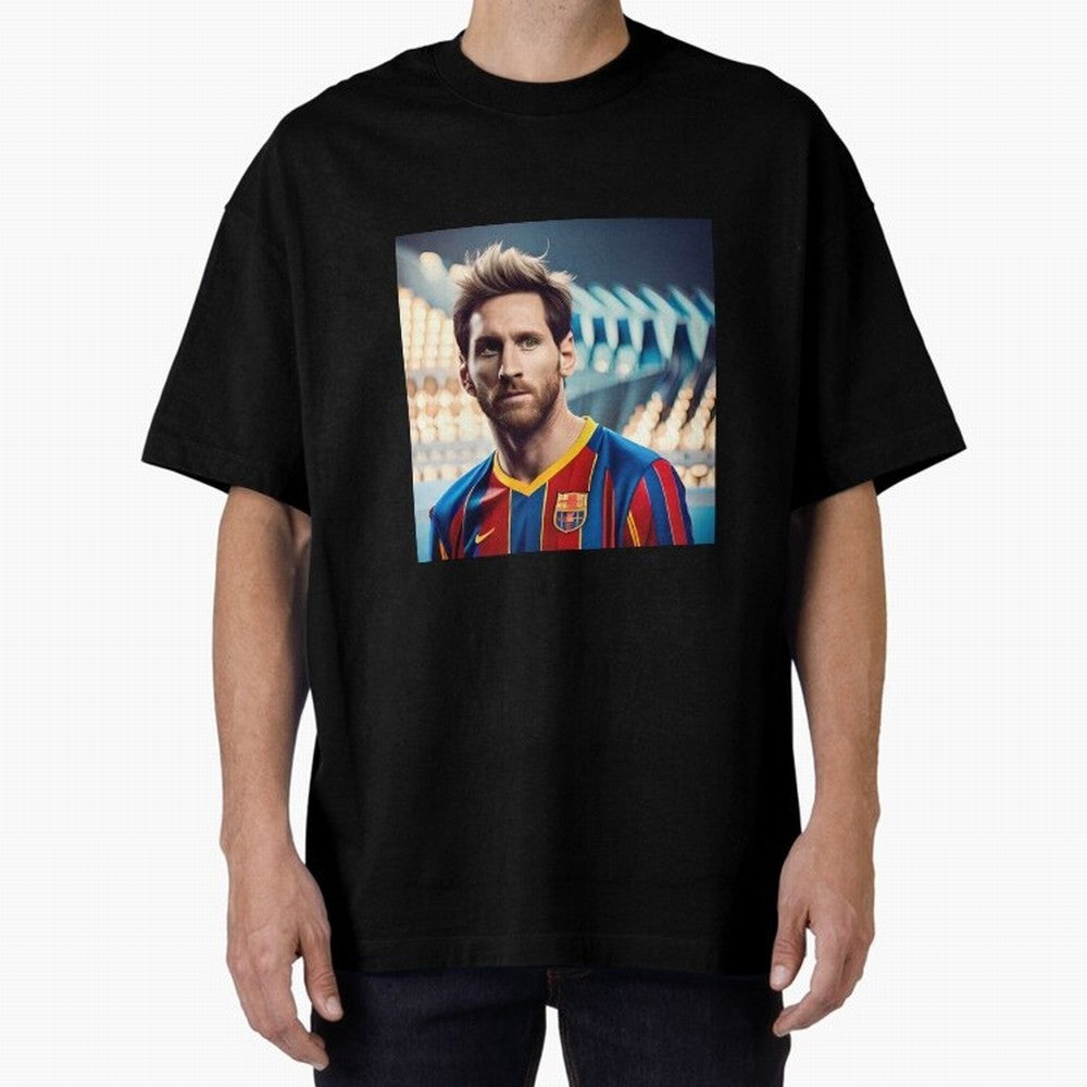 Messi Photo Realistic Paint Art Classic T-Shirt Join the Global Buzz around Global Football Passion for FIFA World Cup 2026 USA Canada Mexico, Centered on Cristiano Ronaldo, Haaland and CR7, France, Champion Mindset, Group Stage Buzz, Knockout