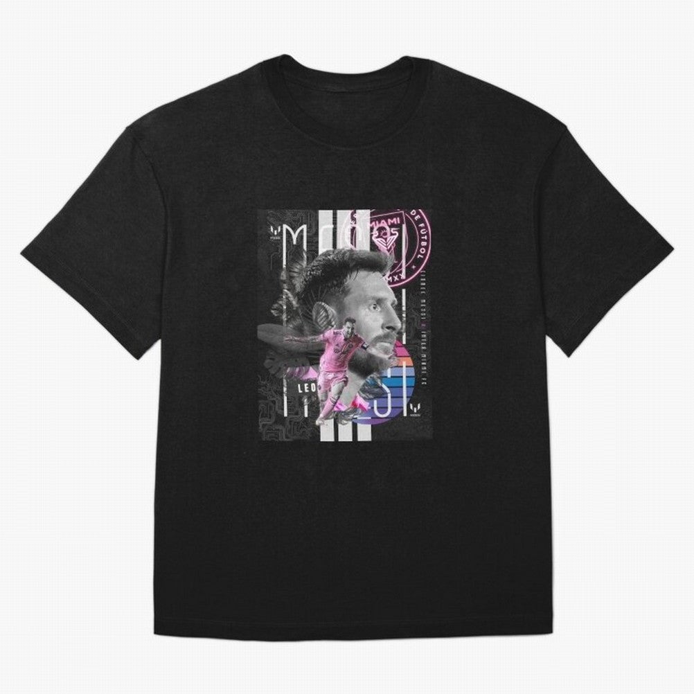 Inter Miami FC Messi Oversized T-Shirt Share the Excitement of FIFA World Cup 2026 Spirit, Highlighting Portugal, Spain and Germany, Mbappe, Match Day Excitement, Supporter Culture, Golden Goals and Global Football Passion; Perfect for People Who