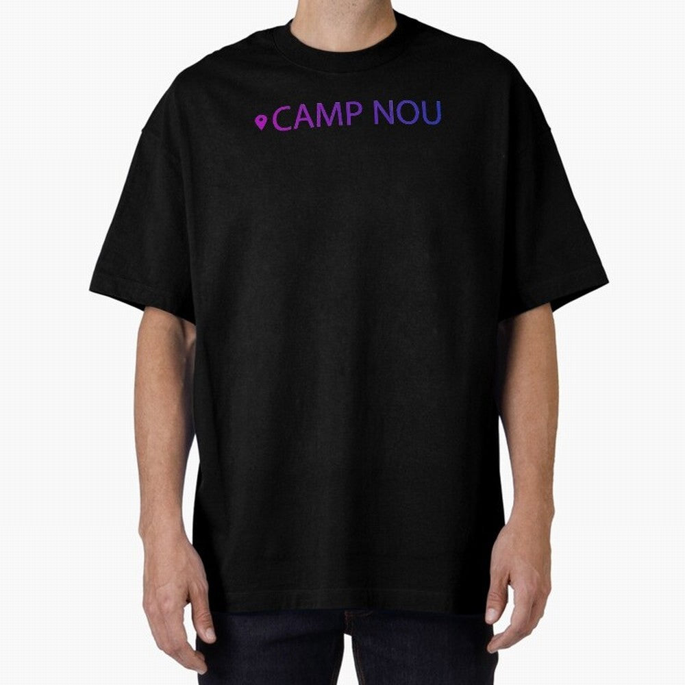 Camp Nou Barcelona Stadium Location Print Classic T-Shirt Celebrate Global Passion for FIFA World Cup 2026 for Fans of Haaland and Brazil, Portugal and Argentina, Bringing Goal Celebration Energy, Supporter Heritage, Football Icons and Worldwide