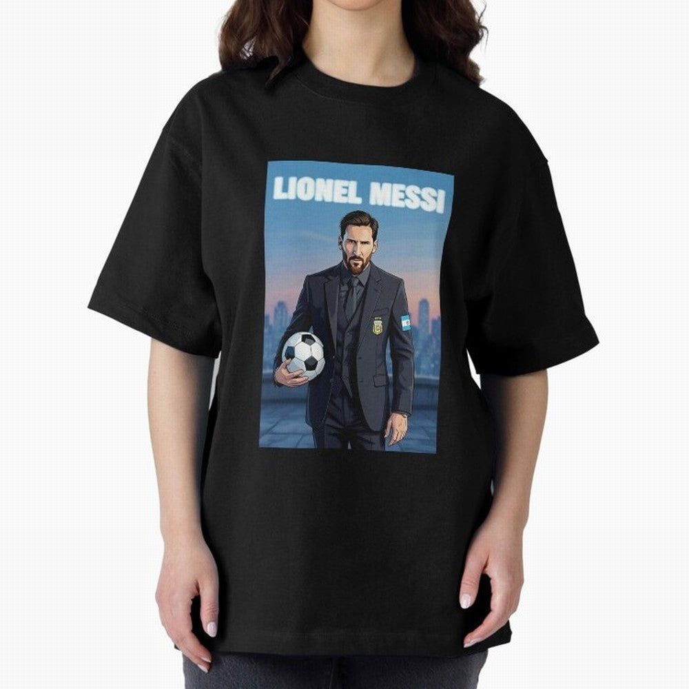 Lionel Messi Classic T-Shirt Capture Stadium Memories from FIFA World Cup 2026 USA Canada Mexico Highlighting Messi and Cristiano Ronaldo, Germany Energy, Sports Nostalgia, International Competition, Famous Players and Unforgettable Victories;