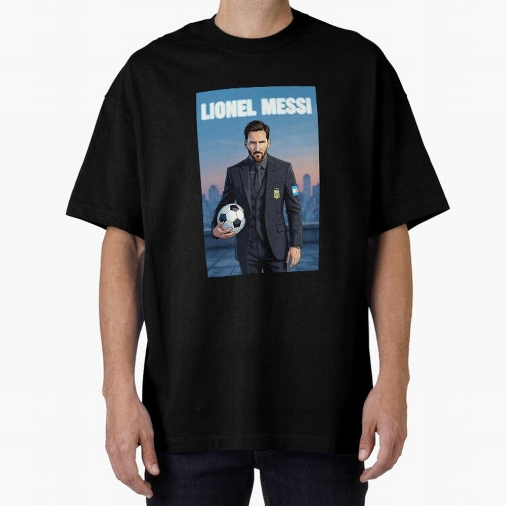 Lionel Messi Classic T-Shirt Capture Stadium Memories from FIFA World Cup 2026 USA Canada Mexico Highlighting Messi and Cristiano Ronaldo, Germany Energy, Sports Nostalgia, International Competition, Famous Players and Unforgettable Victories;