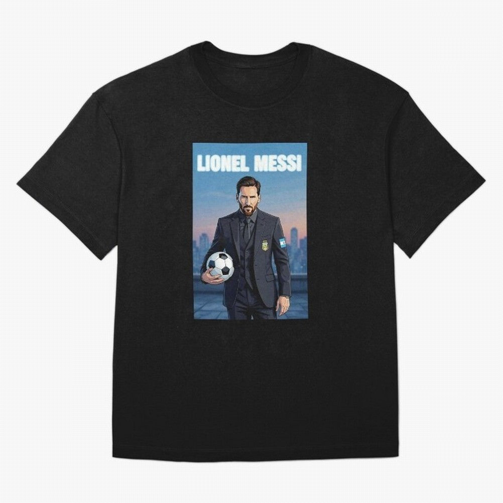 Lionel Messi Classic T-Shirt Capture Stadium Memories from FIFA World Cup 2026 USA Canada Mexico Highlighting Messi and Cristiano Ronaldo, Germany Energy, Sports Nostalgia, International Competition, Famous Players and Unforgettable Victories;