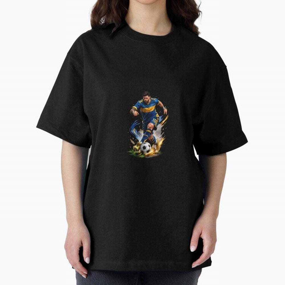 The Great Footballer Oversized T-Shirt Celebrate the Stars of FIFA World Cup 2026 Group Stage Spirit, Filled with Brazil, Portugal and Argentina, Messi, Neymar and Mbappe, Tournament Hype, Historic Matchups, Family Viewing Parties and Global Sports