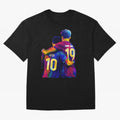 Lionel Messi and Foster child Wpap Art Classic T-Shirt Bring a Champion Mindset to Global Football Passion for FIFA World Cup 2026 Group Stage, Featuring Haaland and Mbappe, England, Game Day Rituals, Football Legends, Country Pride and the Road to