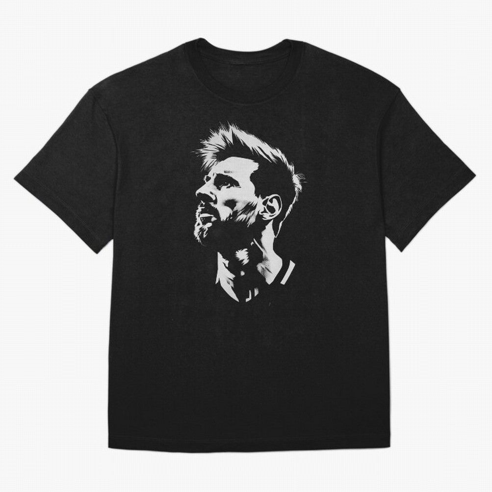Messi Stencil Graphic poster design Classic T-Shirt Turn Every Weekend Toward FIFA World Cup 2026 Filled with Messi, Brazil Energy, Retro Football Energy, Iconic Rivalries, Trophy Chase Drama and Stadium Atmosphere; Ideal for Fans Who Follow Messi,