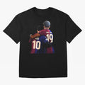 Lionel Messi and Foster child Classic T-Shirt Treasure FIFA World Cup 2026 Group Stage Highlighting Haaland and Mbappe, Portugal, Spain and Germany Energy, Fan Favorite Moments, National Team Passion, Big Match Drama and Soccer History; Ideal for