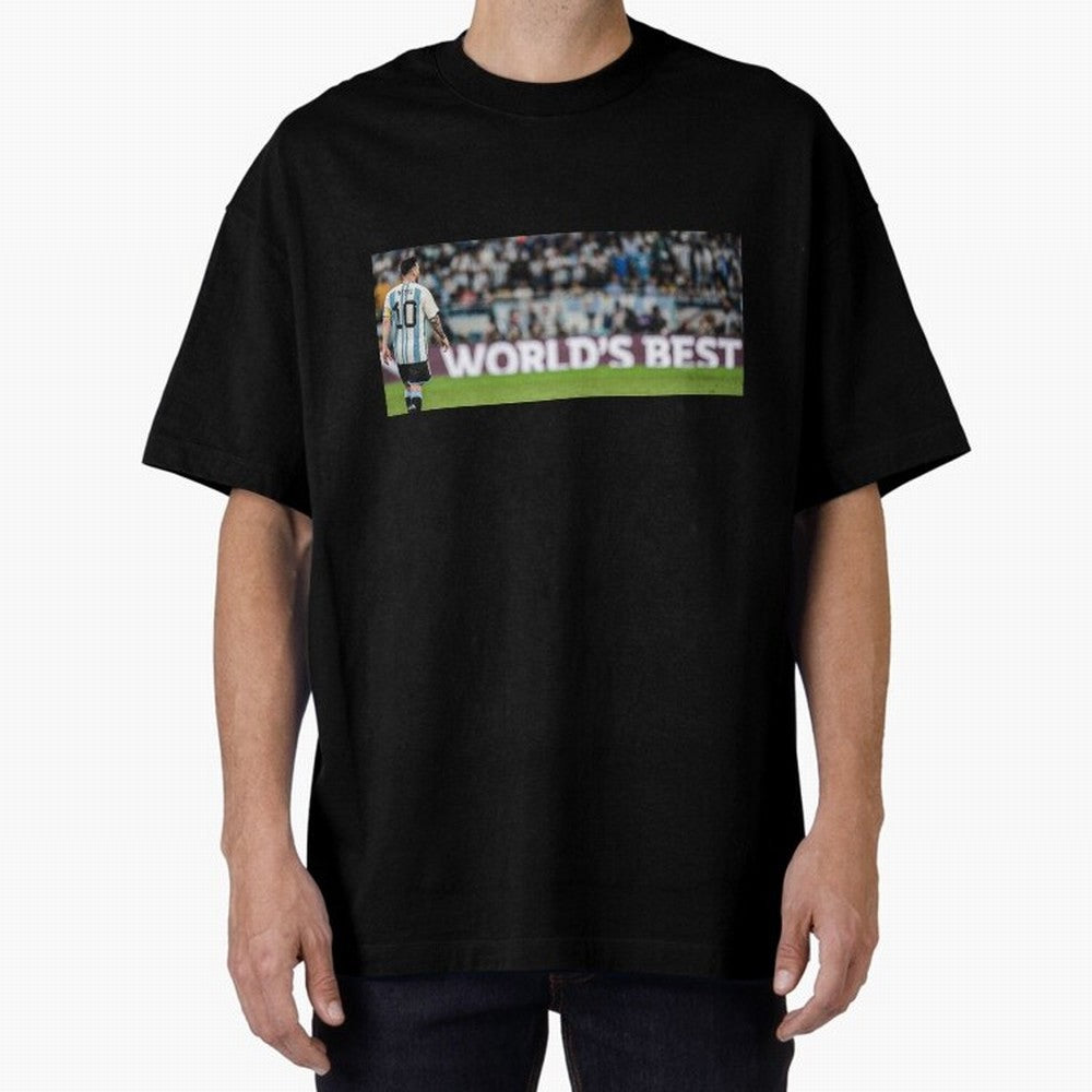 Argentina Leo Messi world best picture Oversized T-Shirt Bring Champion Energy into the FIFA World Cup 2026 USA Canada Mexico Journey through Mbappe Highlights, France Pride, Football Festival Excitement, Trophy Ambitions, Country Rivalries and