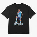 Argentina World Champs Messi Number Oversized T-Shirt Back Your Heroes with FIFA World Cup 2026 USA Canada Mexico Spirit, Made for Portugal, Spain and Germany, Haaland and Mbappe, Stadium Chants, National Pride, Trophy Dreams and Unforgettable