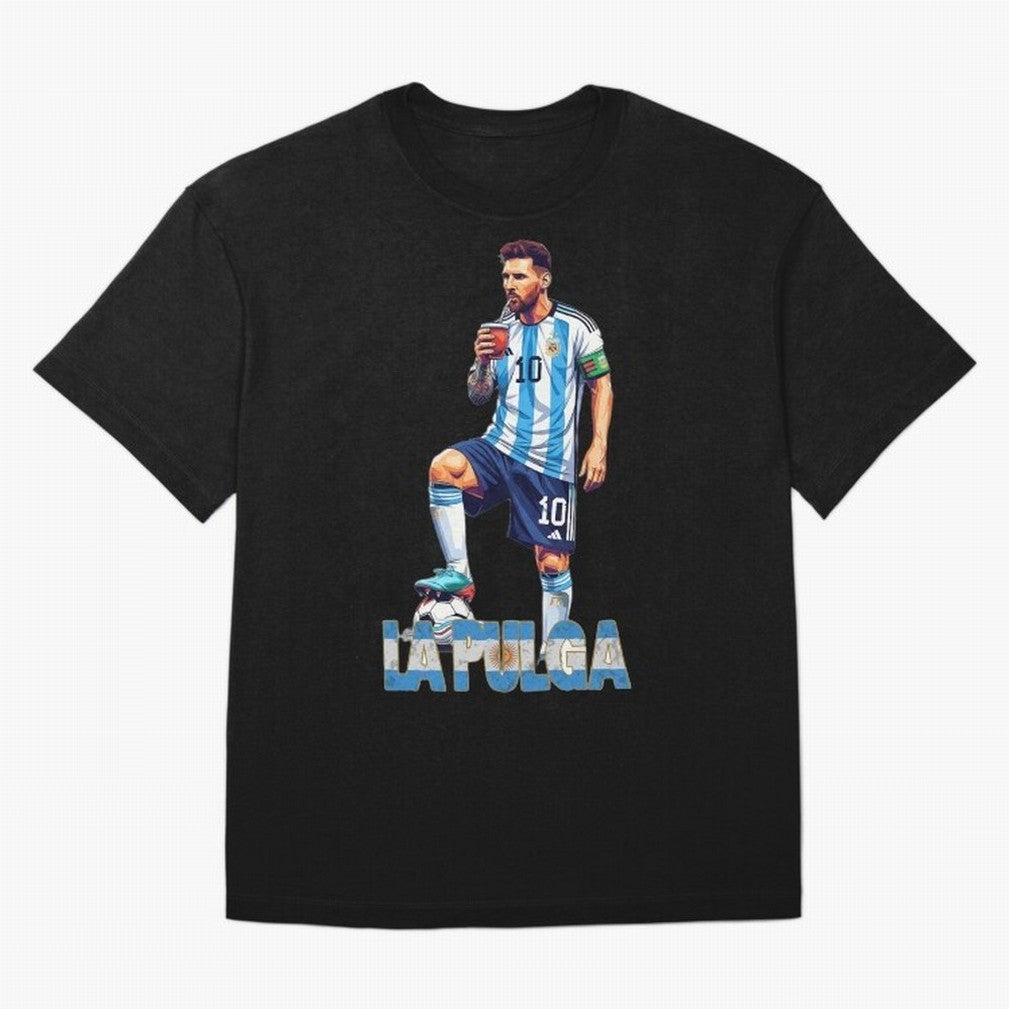 Argentina World Champs Messi Number Oversized T-Shirt Back Your Heroes with FIFA World Cup 2026 USA Canada Mexico Spirit, Made for Portugal, Spain and Germany, Haaland and Mbappe, Stadium Chants, National Pride, Trophy Dreams and Unforgettable
